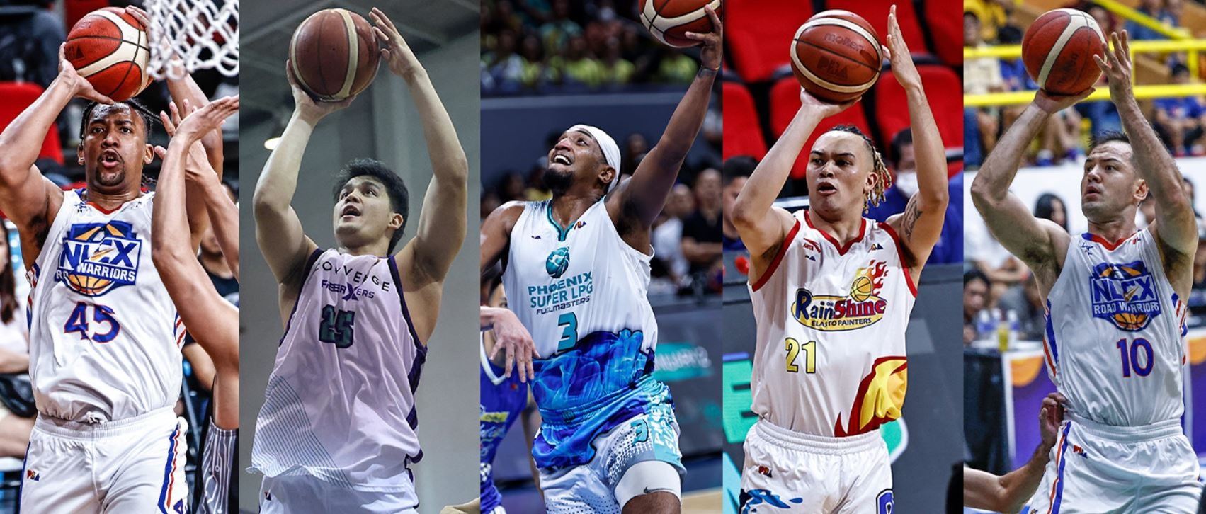 Big men vie in shooting contest