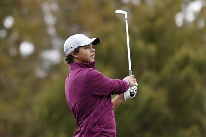 Woods’s son Charlie to play in PGA tournament pre-qualifier