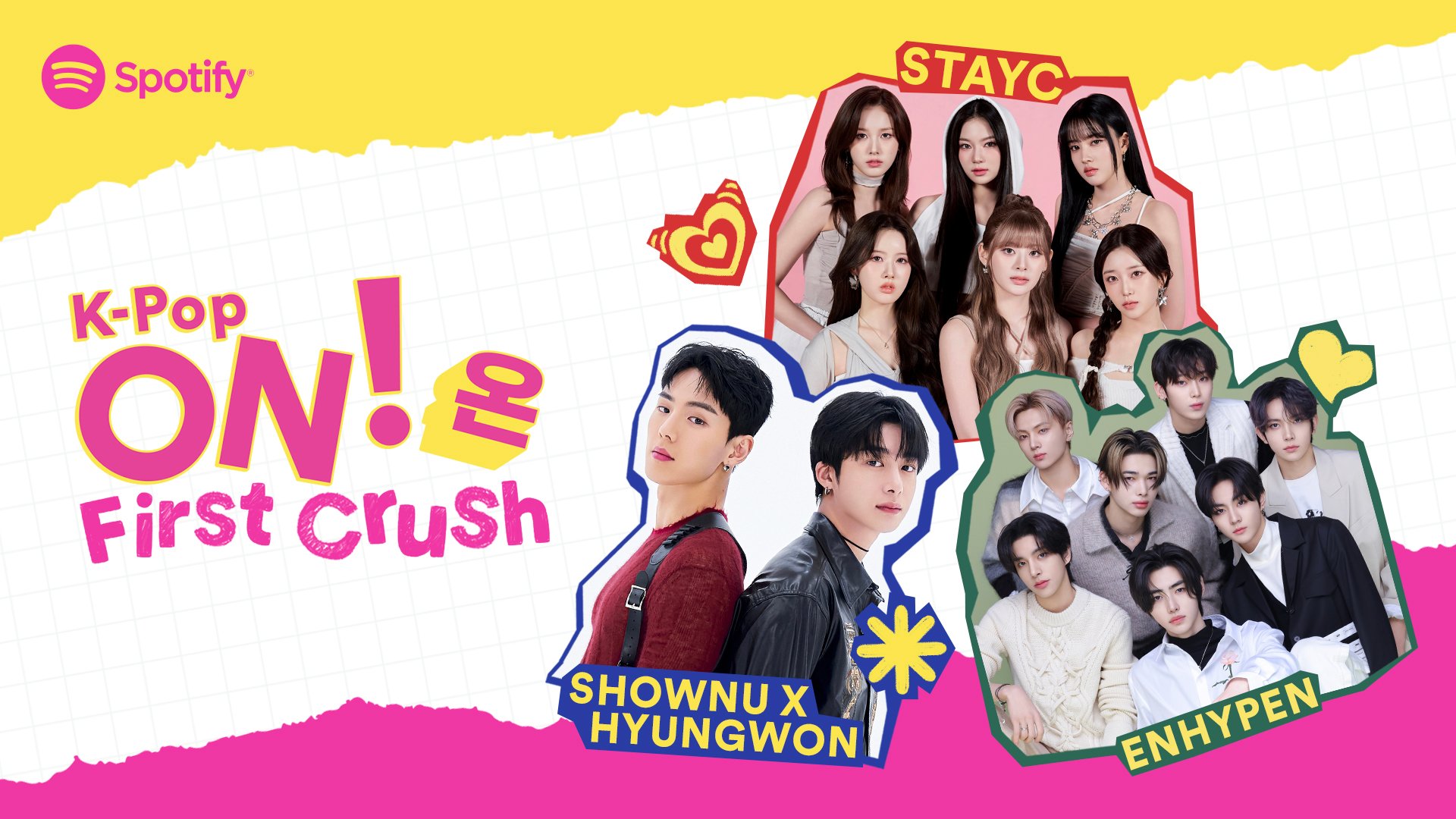 Spotify 10th anniversary: ENHYPEN, SHOWNU X HYUNGWON, STAYC