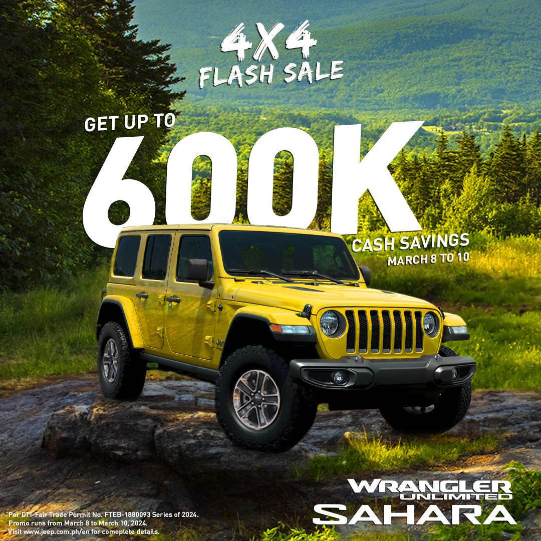 Jeep buyers treated with discounts, raffle prize