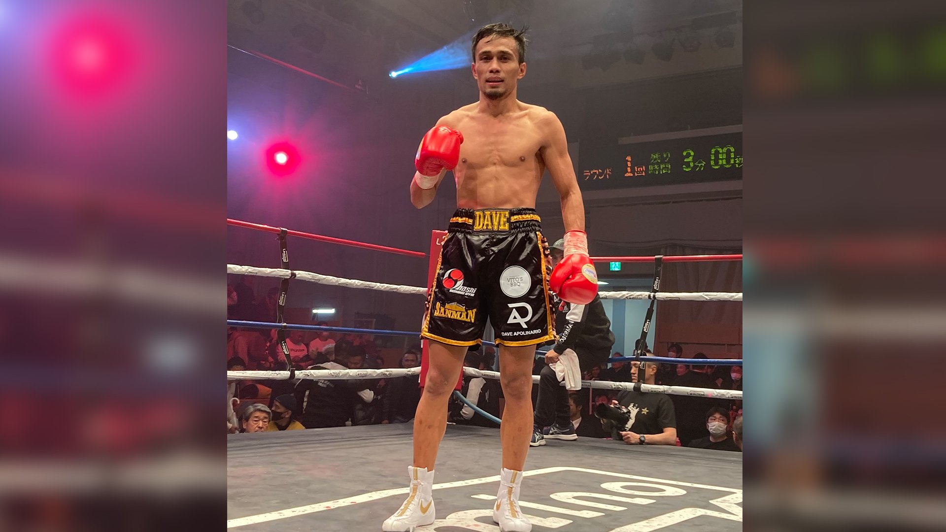 Dave Apolinario is in line for a chance to bag the IBF flyweight title. | PHOTOGRAPH BY NICK GIONGCO FOR THE DAILY TRIBUNE