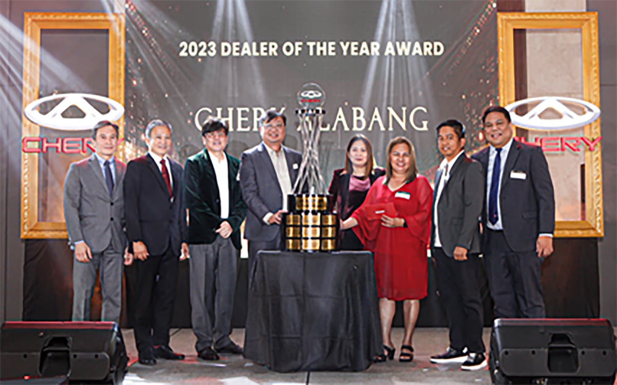 Chery Alabang bags Dealer of the Year award