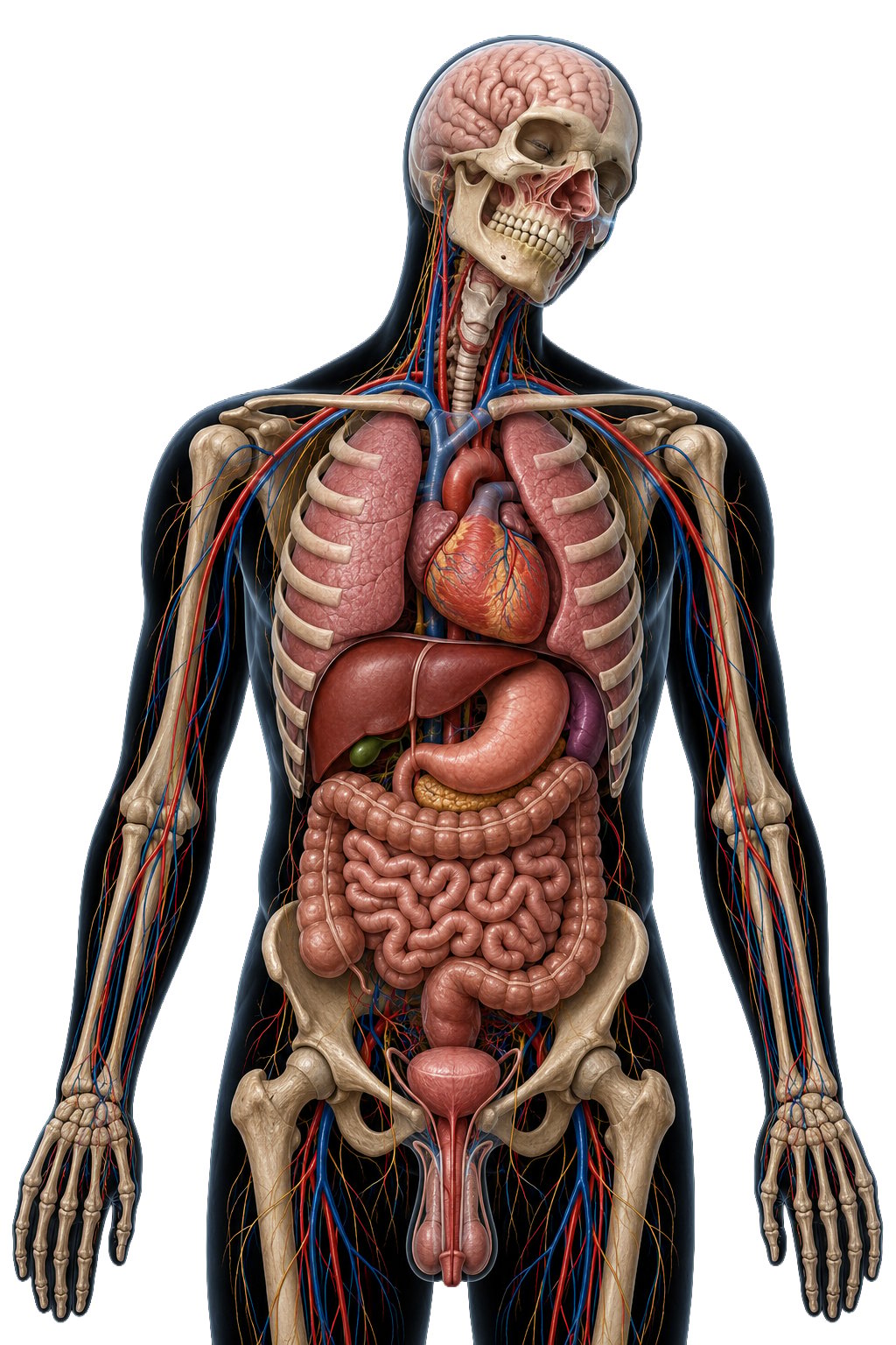 Realistic human anatomy