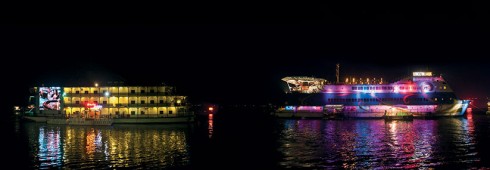 The riot of light and colour of Goa's floating casinos is sufficient bait for first-timers. 