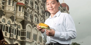 Toh Giam Ming, general manager India, Singapore Airlines, spices up his tours with food and films