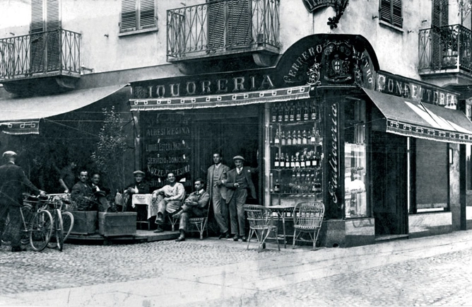 SWEET MEMORY: Pietro Ferrero’s shop in Alba, Circa 1946. It was here that he made the hazelnut-cocoa paste that would become Nutella.