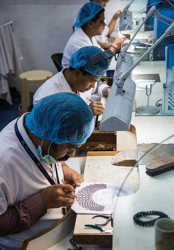 HARD ROCK: Craftsmen at Nirav Modi’s Andheri factory