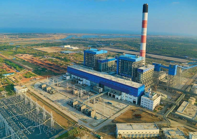 Supercritical thermal power plant at Krishnapatnam, Andhra Pradesh 