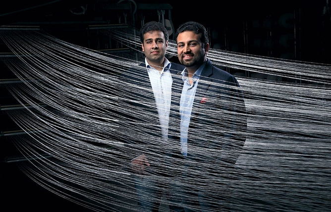 THE BROTHERS LALBHAI: Punit (left) and Kulin have been each given a business to prove their competence.