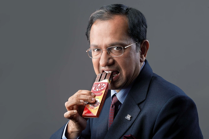  Suresh Narayanan, chairman and managing director of Nestlé India, says their products mostly cater to youngsters. &nbsp;