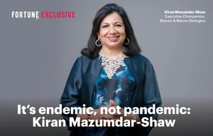 Covid-19 is an endemic, not pandemic: Mazumdar-Shaw