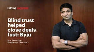 VIDEO - Blind trust helped close deals fast: Byju