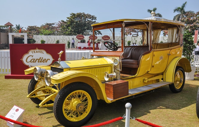 The 1912 Rolls-Royce Silver Ghost ‘Throne’ car of the Nizam of Hyderabad, one of the most opulent cars in the world, restored by Rana Manvendra Singh.