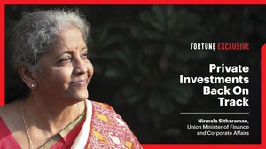 Private investments back on track: Nirmala Sitharaman