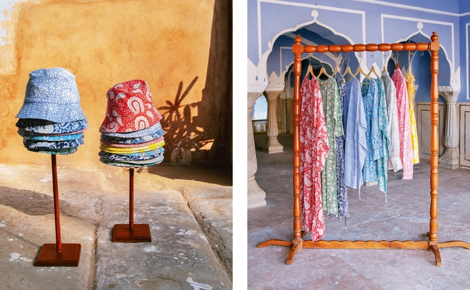 Rajasthani hand-block printed dresses, tops, shirts and Indianwear, as well as fun accessories at The PDKF Store.