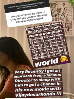 Sexual favour in exchange of new movie with Vijay Deverakonda: Actress reveals director’s offer