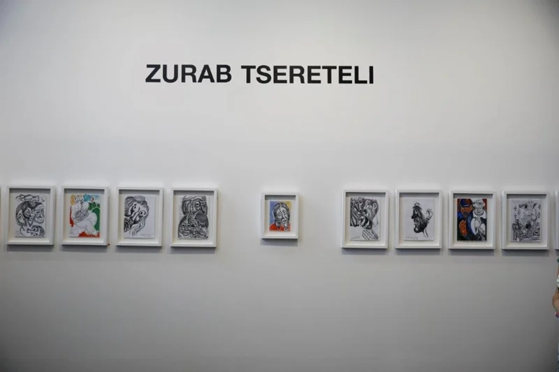 Works by legendary Georgian-Russian artist Zurab Tsereteli at Tbilisi Art Fair