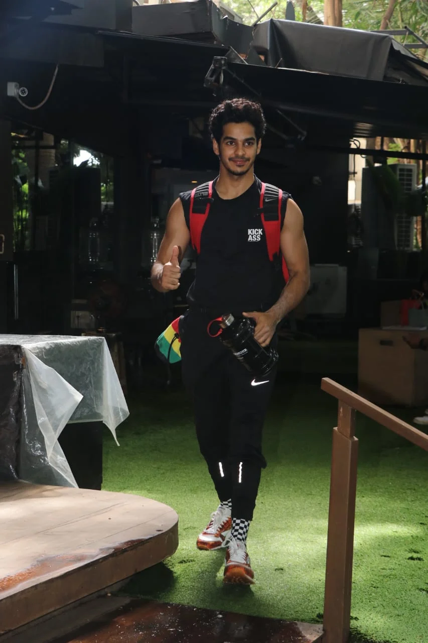 Ishaan Khattar spotted at gym in Bandra