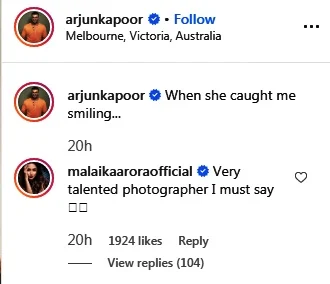 Arjun Kapoor, Malaika Arora turn muses for each other in recent pictures