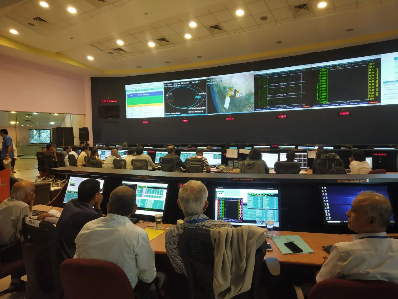 ISRO command centre, Bengaluru.