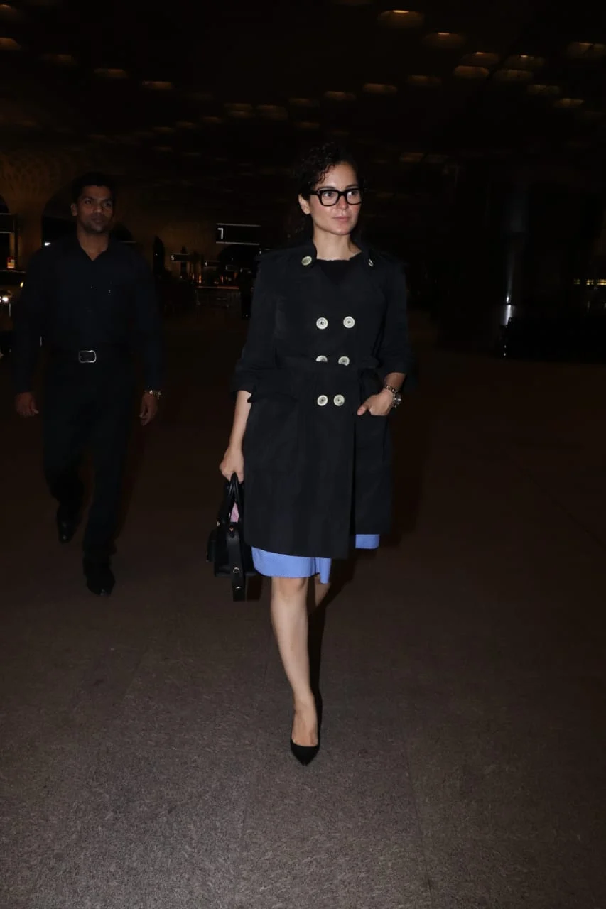 Kangana Ranaut at Mumbai airport
