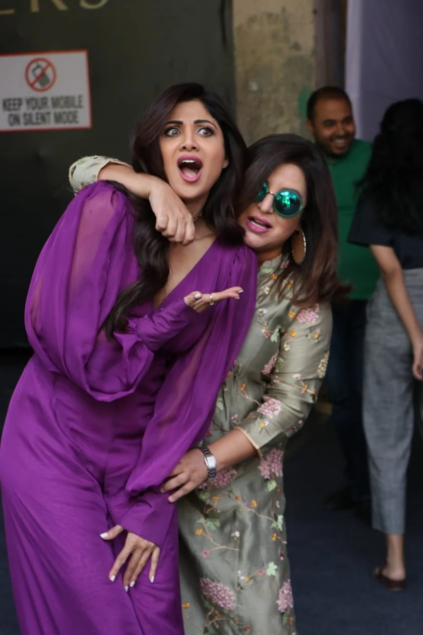 Shilpa Shetty with Farah Khan