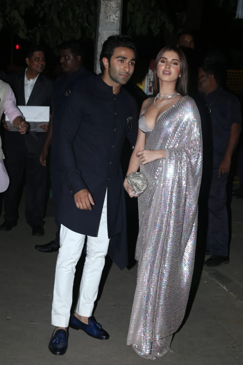 Tara Sutaria adds fuel to dating rumours, attends Bachchans' Diwali bash with Aadar Jain