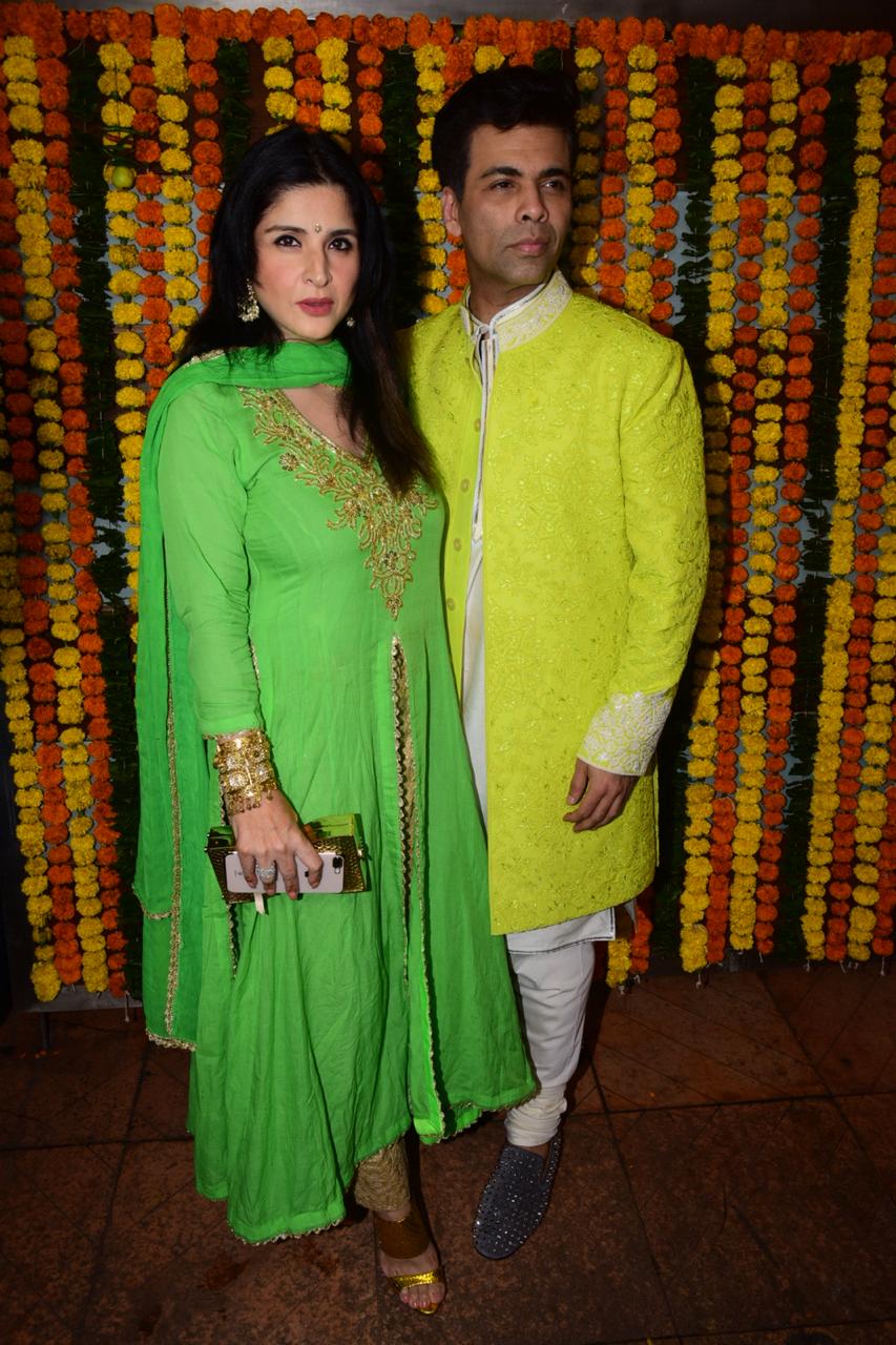 Karan Johar with a friend