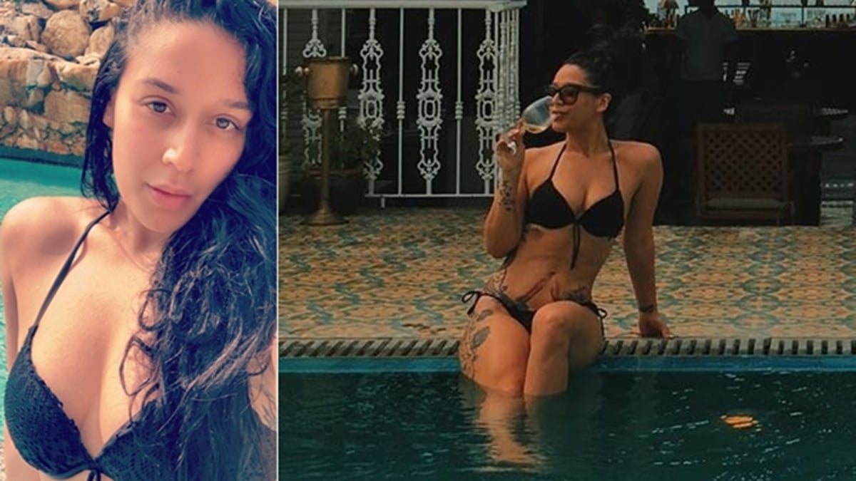 Tiger Shroff's sister Krishna Shroff sizzles in a black bikini ...