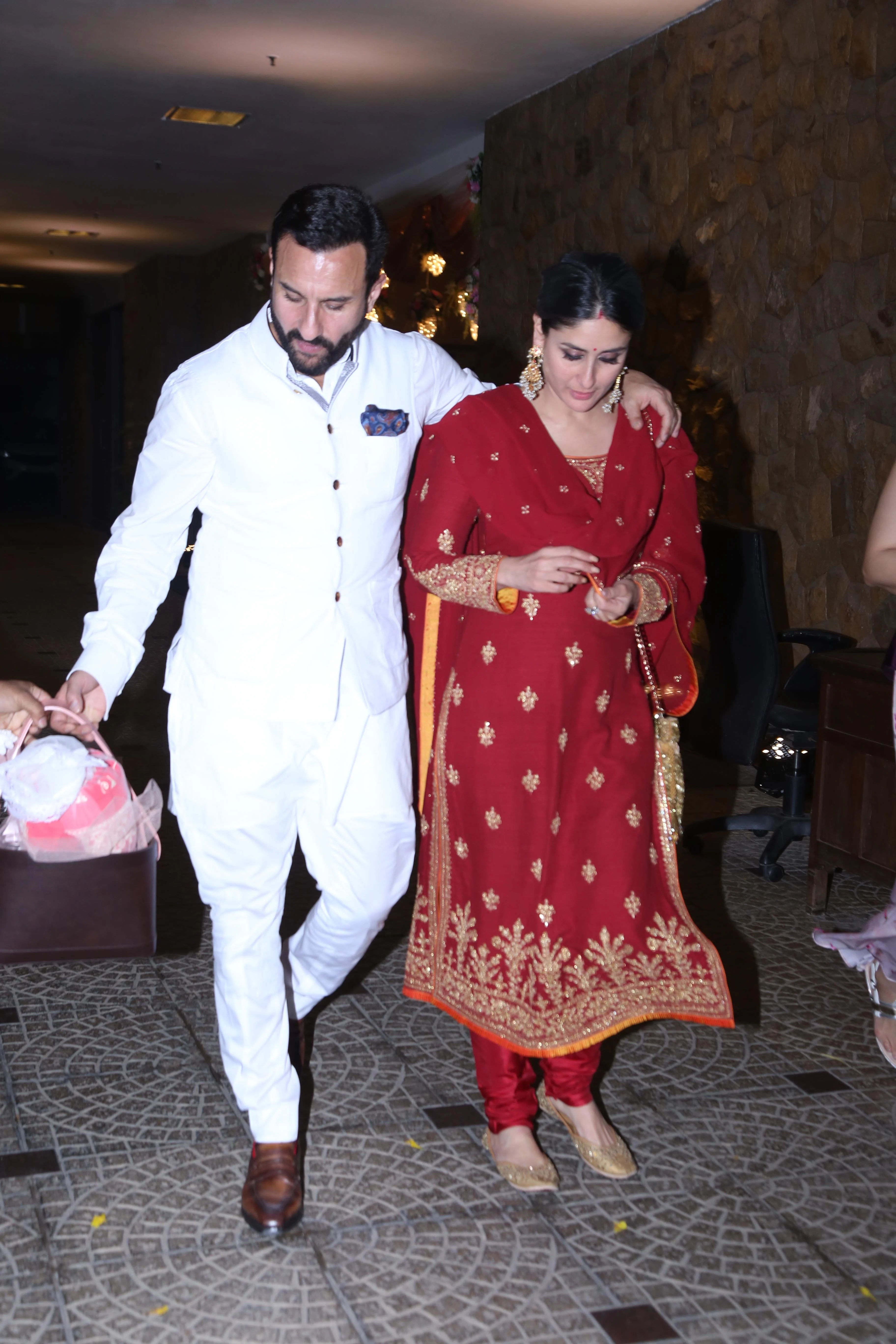 Inside Pics: Kareena blushes in red, Kiara blooms in pink for Armaan Jain's Roka ceremony