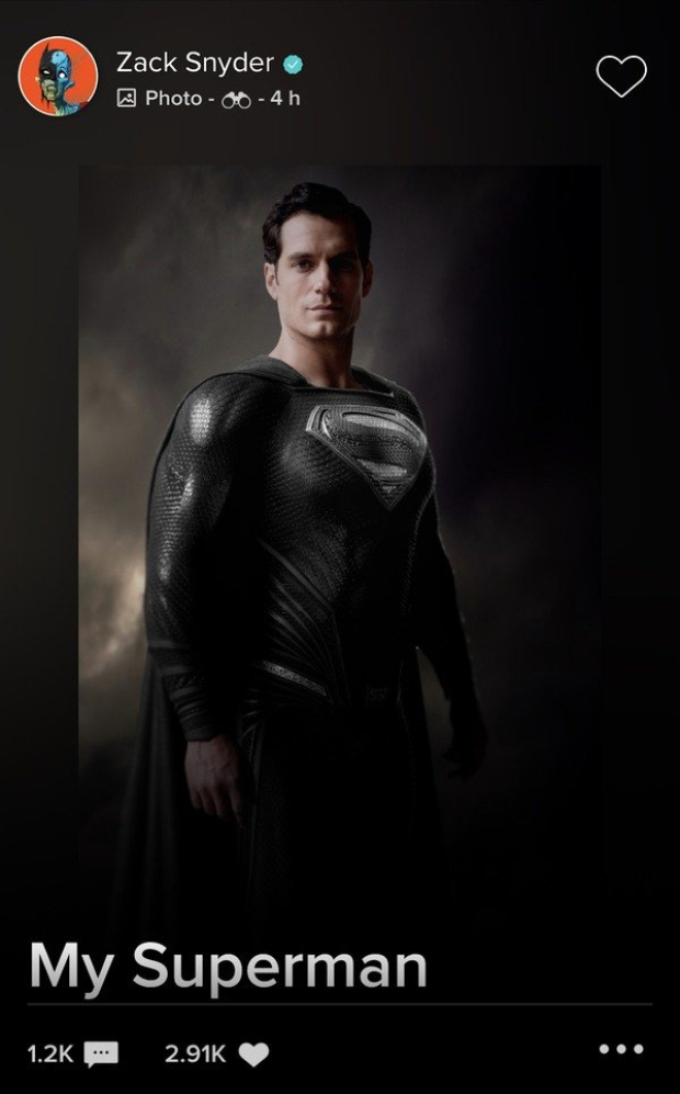 Justice League Zack Snyder Shares Photo Of Henry Cavill As Black Suit Superman Justice league opens on november 17 and stars ben affleck as batman, gal gadot as wonder woman, henry cavill as superman, amy adams as lois lane, jason momoa as aquaman, ezra miller as the flash, ray fisher as cyborg. henry cavill as black suit superman