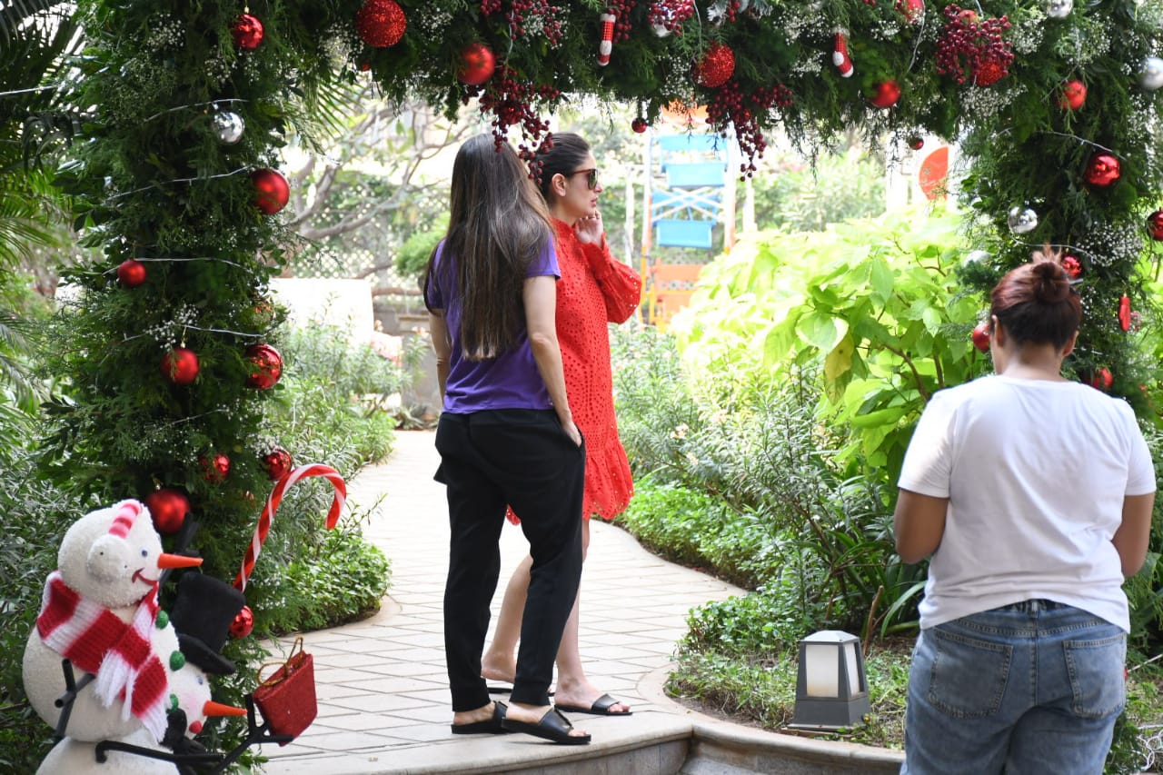 In Pics: Kareena and Karisma prep for Taimur's 'Christmas-themed' birthday party