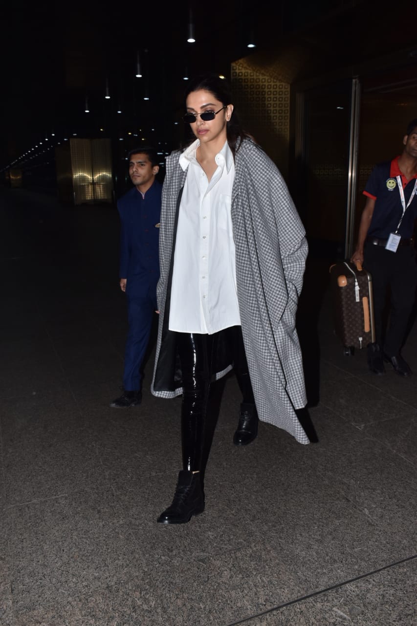 Hey Deepika Padukone, what's with the jumbo jacket in Mumbai's weather