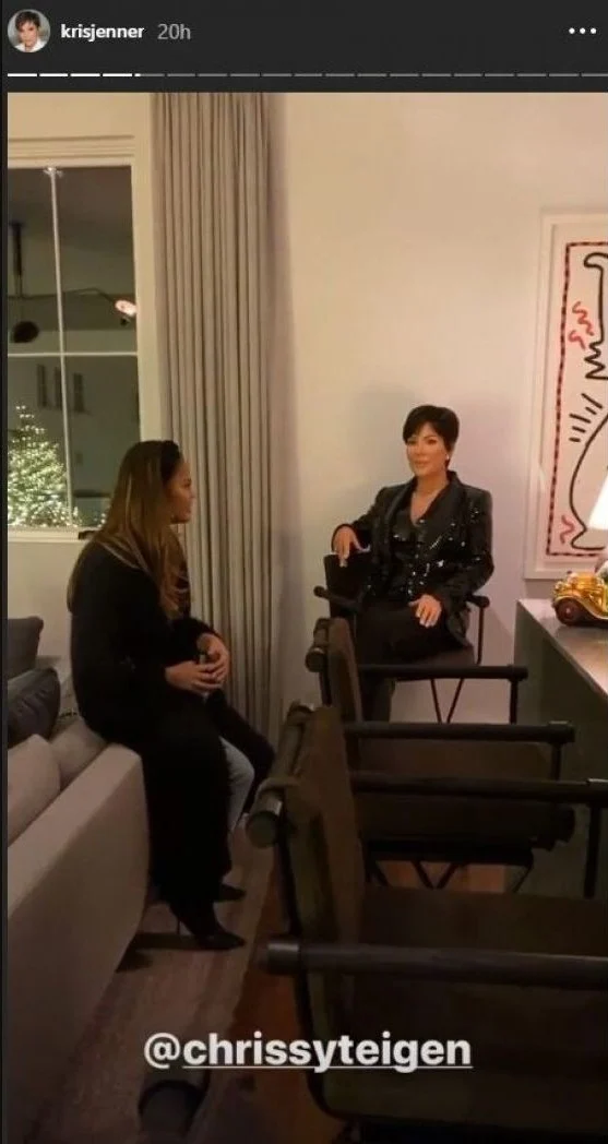 Kris Jenner has a doppelganger at home decked up in a Dolce and Gabbana suit!
