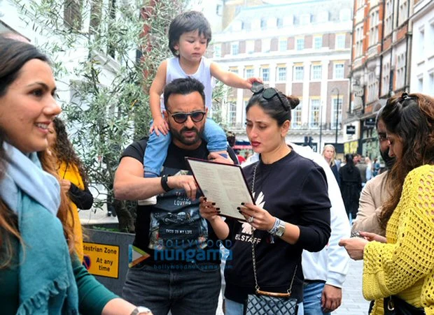 'Jawaani Jaaneman' BTS pics: Kareena Kapoor, Saif Ali Khan can't decide what to order while Taimur wants sunnies