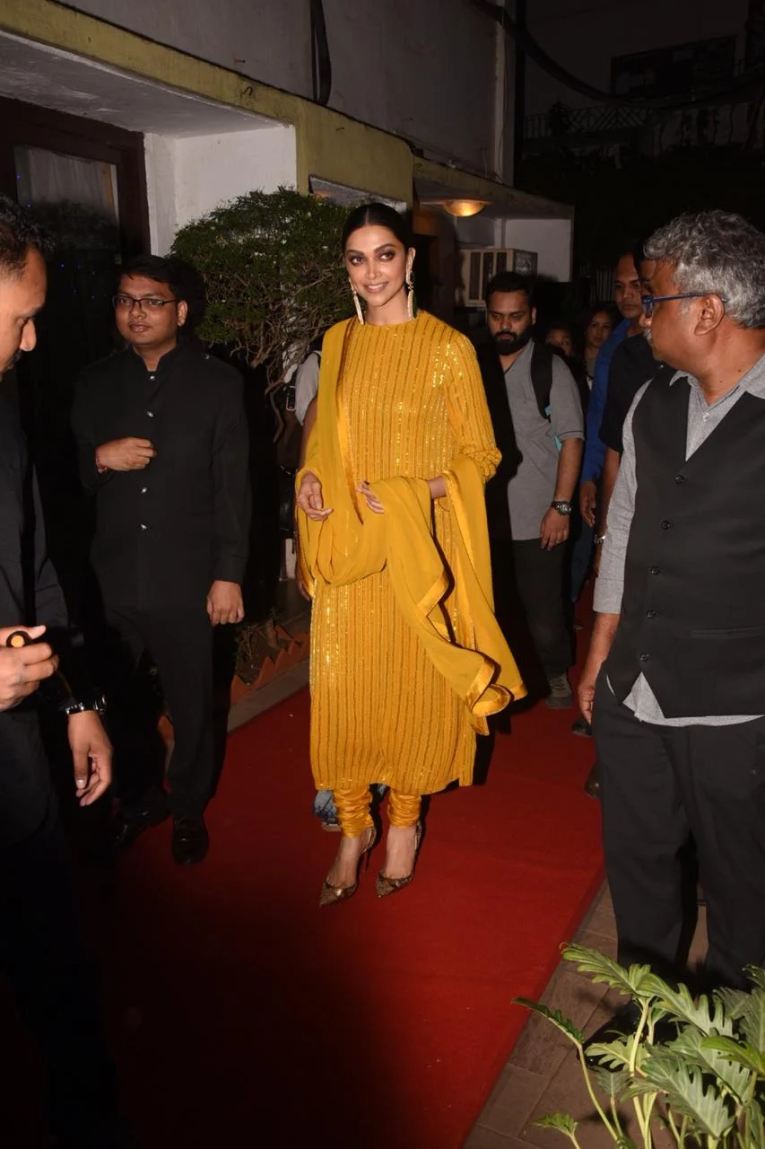 Deepika Padukone's bright yellow Sabyasachi outfit will drive away your Monday blues