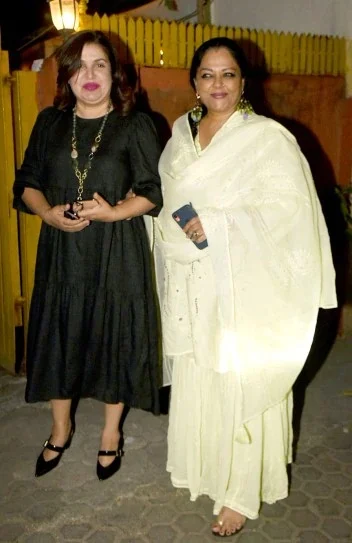 Tanvi Azmi and Farah Khan