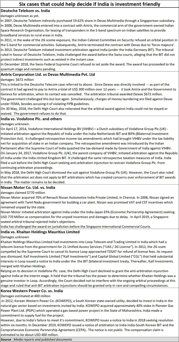 Arbitration & need to protect investments