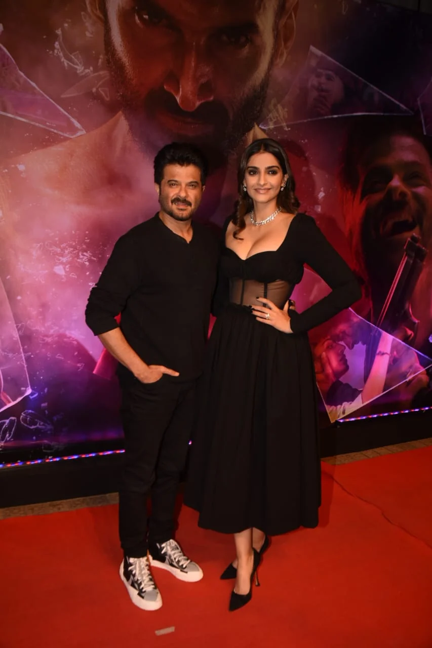 Anil Kapoor with Sonam K Ahuja