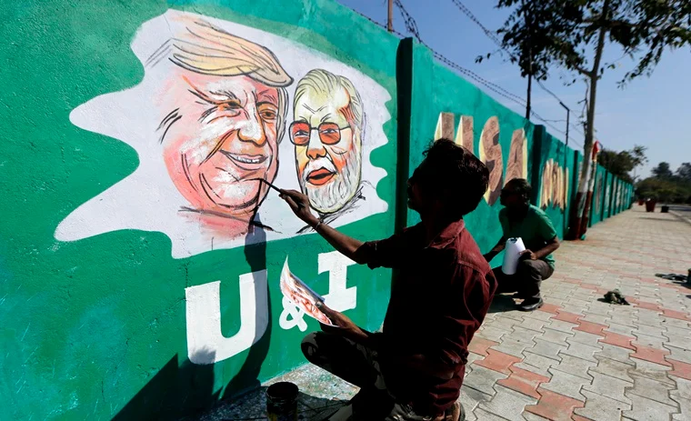 From cleaning Shahjahan’s grave to building a wall: How India is welcoming Donald Trump