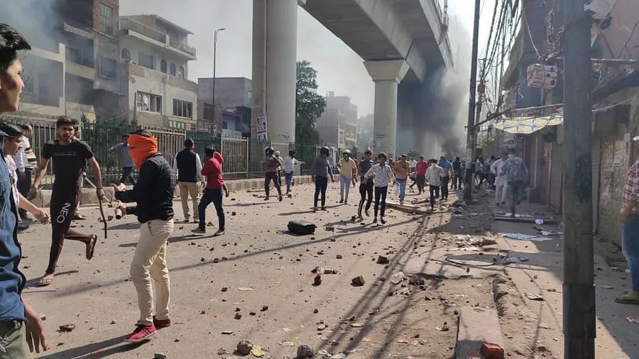 'Go ahead and throw stones': How Delhi Police egged on pro-CAA crowd in Northeast Delhi
