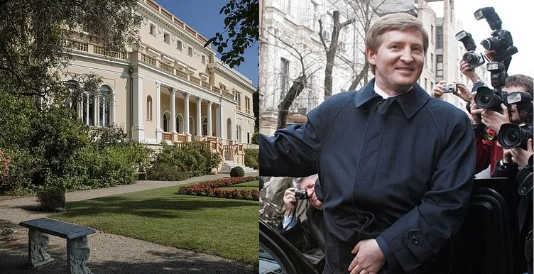 Rinat Akhmetov and his 14-bedroom mansion