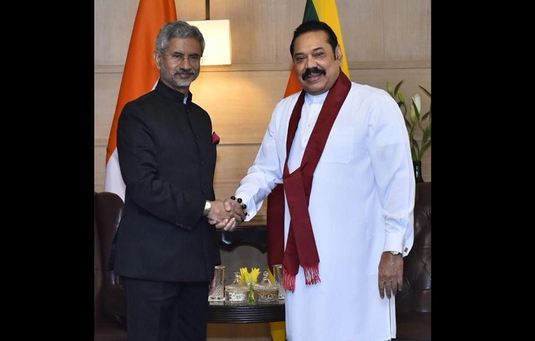 Sri Lankan PM Mahinda Rajapaksa holds meeting with Modi, EAM Jaishankar 