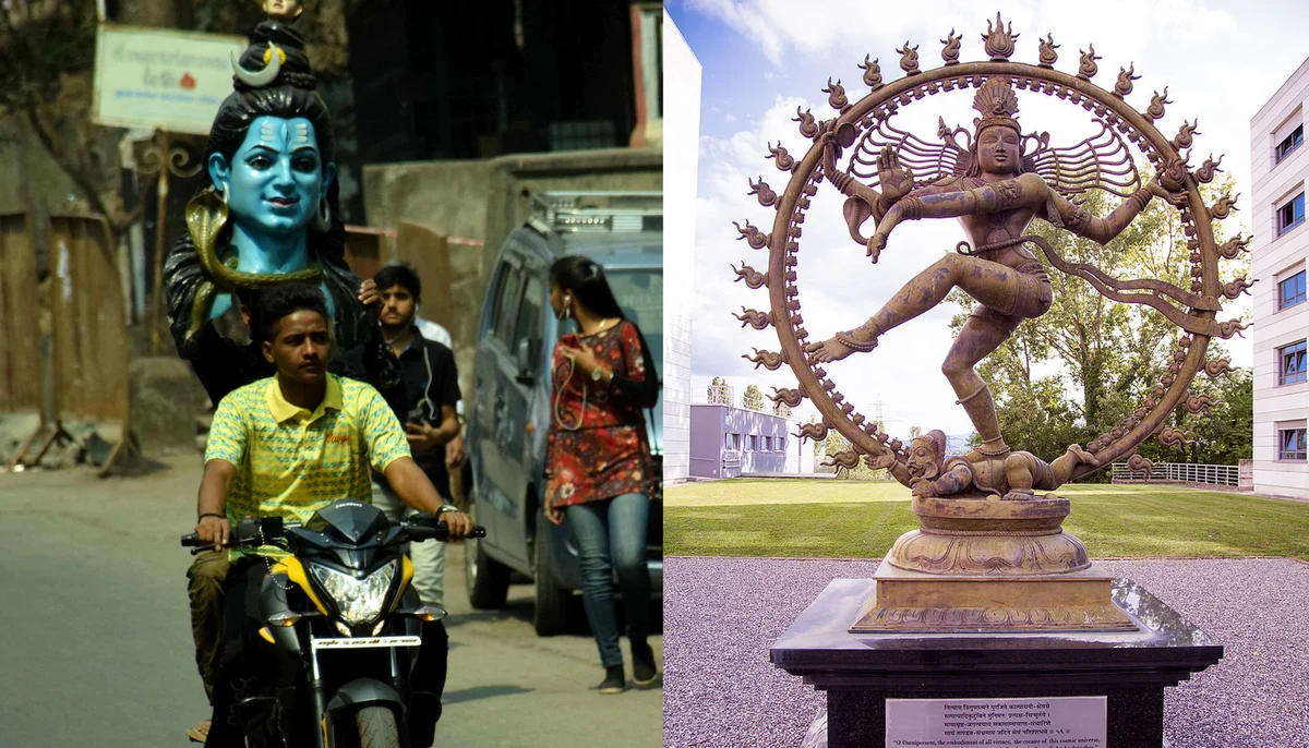 pix Shiva Statue At Cern why cern has a statue of lord shiva