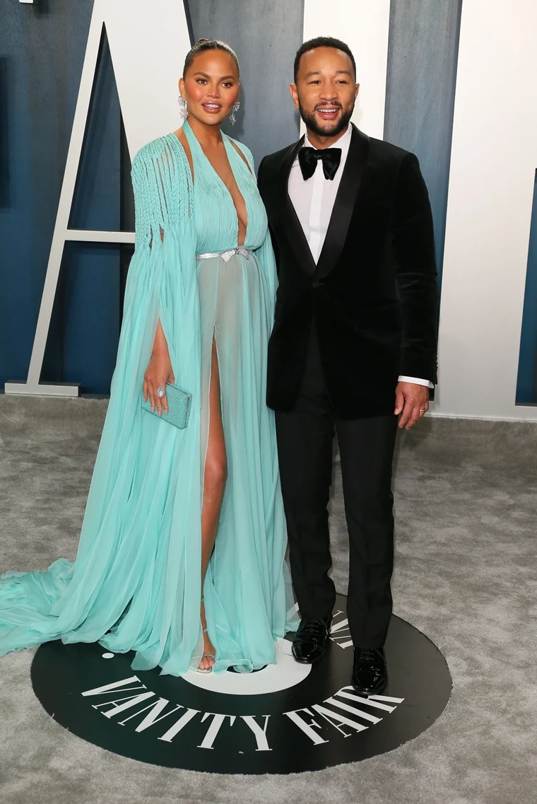 Chrissy Teigen with John Legend