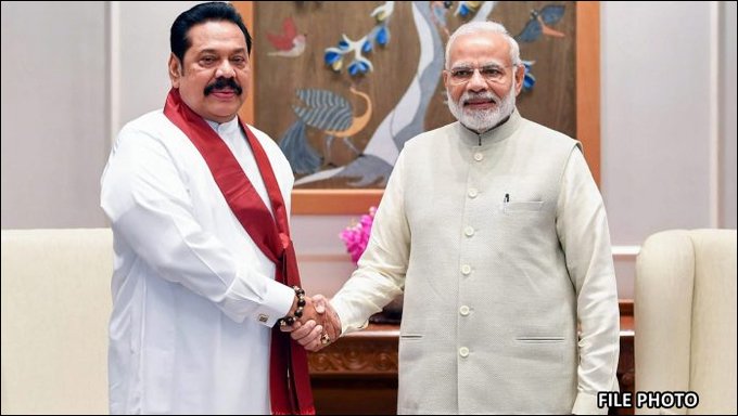 Sri Lankan PM Mahinda Rajapaksa, Modi hold talks on defence and security