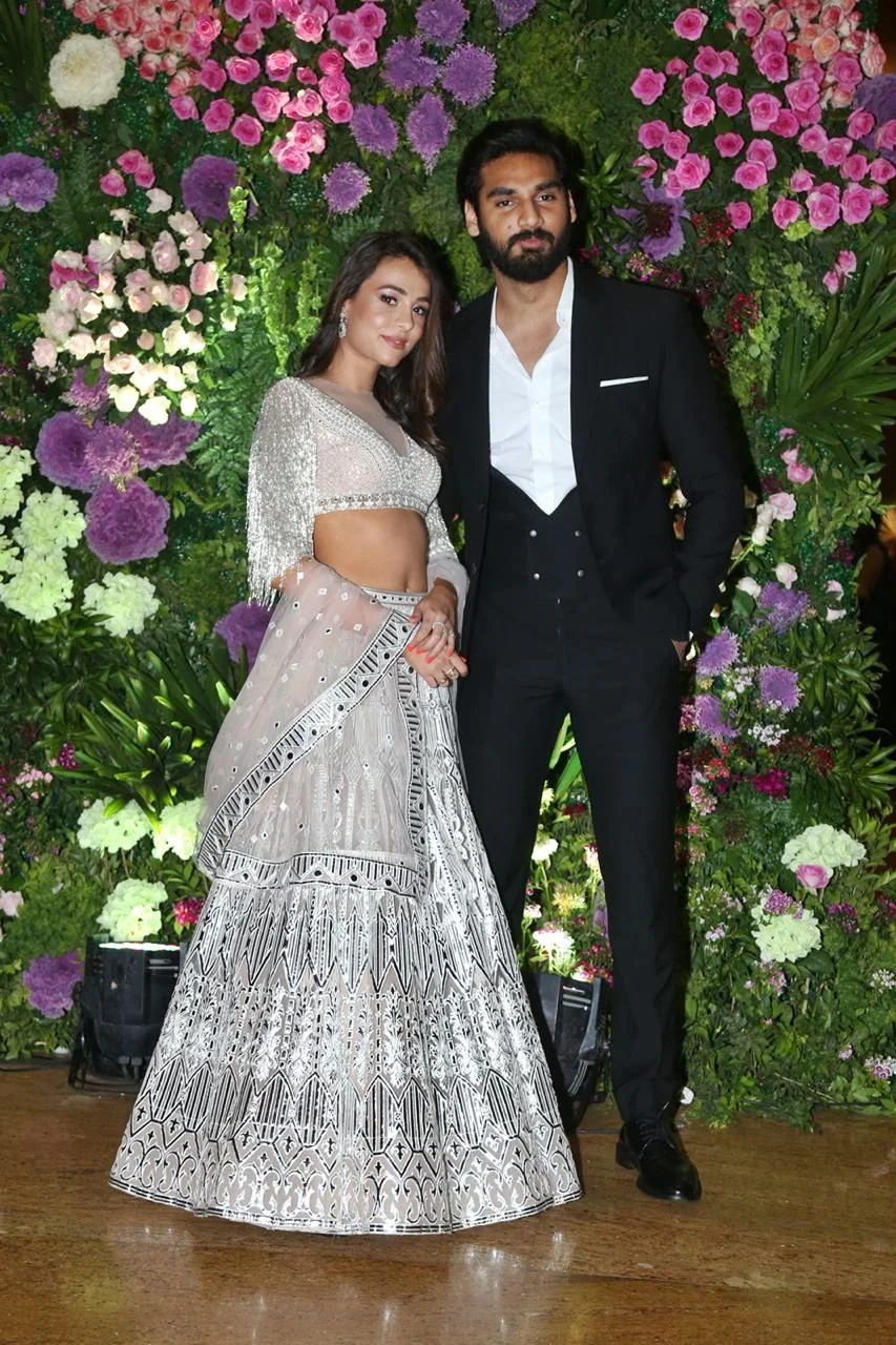 Ahaan and Tania at Armaan Jain wedding