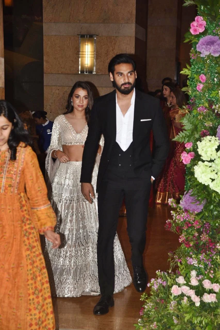 Ahan Shetty with girlfriend Tania Shroff