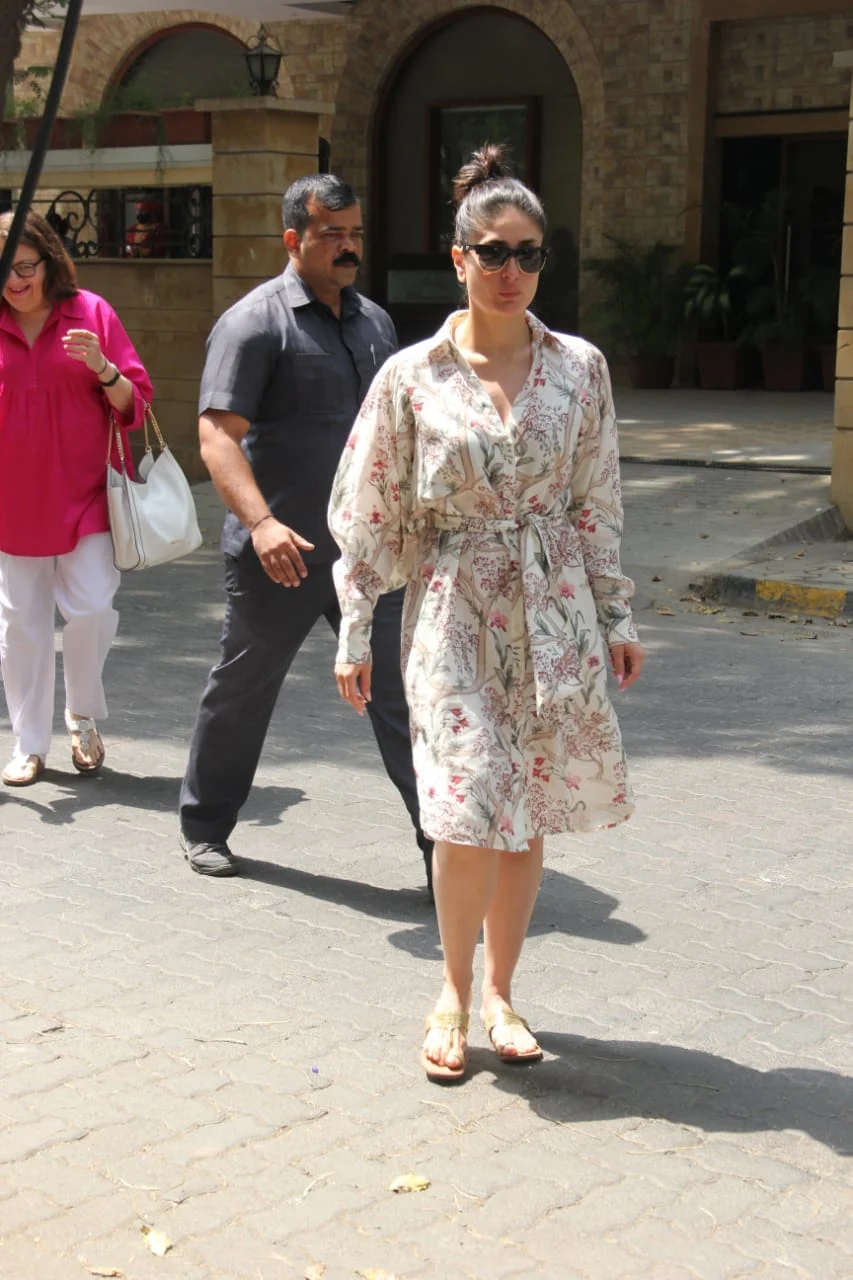 Taimur matches his vibe with mom Kareena Kapoor with a quirky text t-shirt