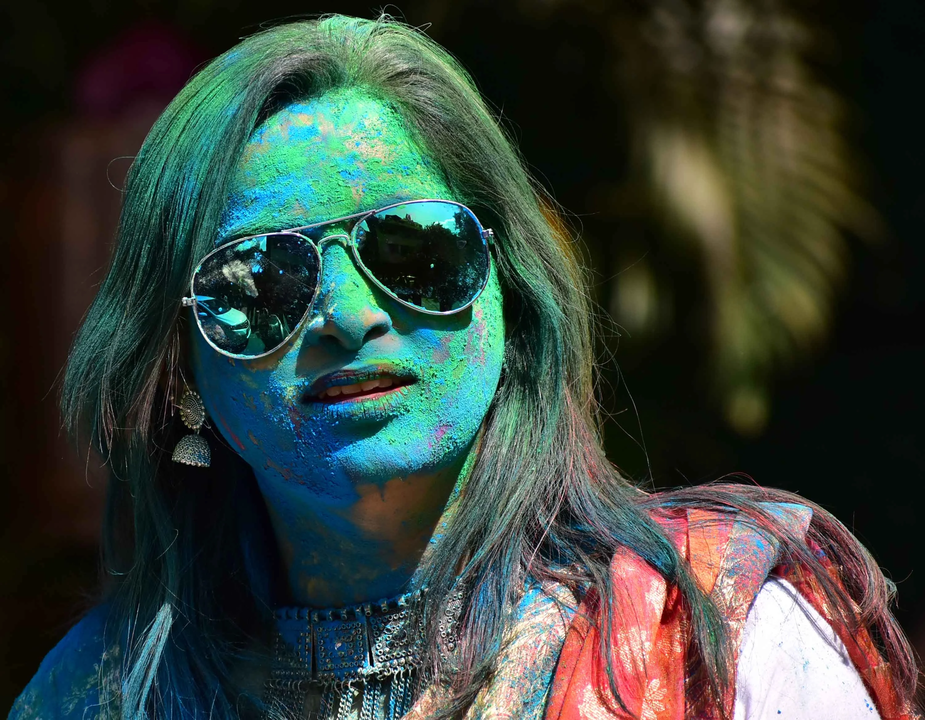 Holi celebration at Shivaji Park in Mumbai